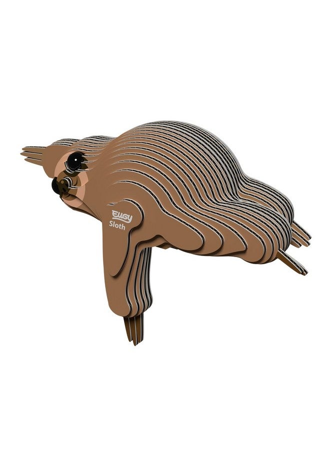 EUGY Eugy Sloth 3D Puzzle, 23 Piece Eco-Friendly Educational Toy Puzzles for Boys, Girls & Kids Ages 6+  - Image 2
