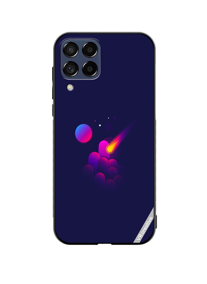 VR CREATIVE - Protective Case Cover For Samsung Galaxy M33 Space Minimalist Design Multicolour - Image 1