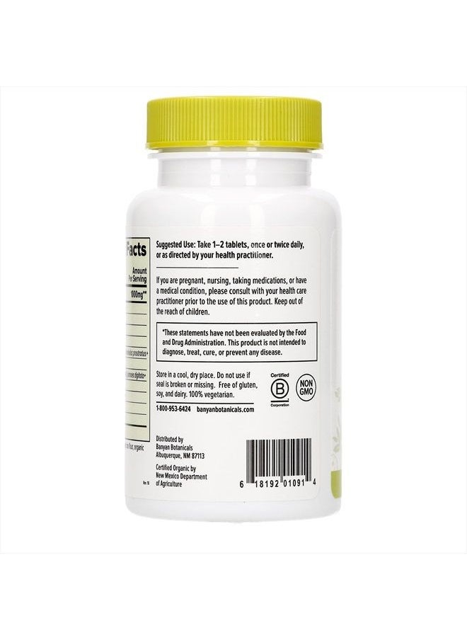 Banyan Botanicals - Mental Clarity – Organic Supplement with Gotu Kola & Bacopa – Supports Healthy Cognitive Function & Mental Performance* – 90 Tablets – Non-GMO Sustainably Sourced Vegan - Image 1