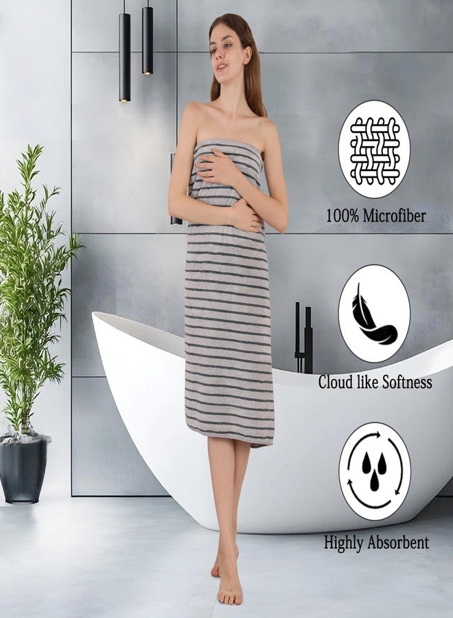 Mistyrose Bath Towels,4 Pack Dark Grey 35"x70" Large Bath Towel Microfiber Absorbent XL Bath Sheets Super Soft Towels for Bathroom Quick Dry Oversized Shower Towels for Family Hotel Spa Gym - Image 4