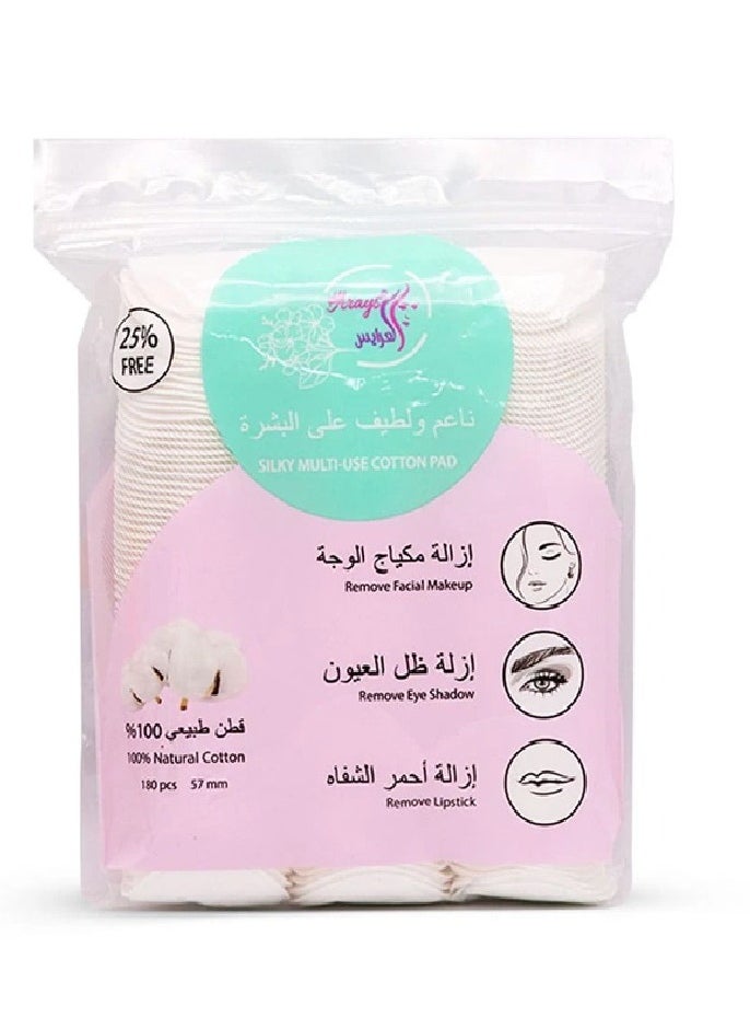 Alarays 100% natural cotton, multi-use, 180 grains 