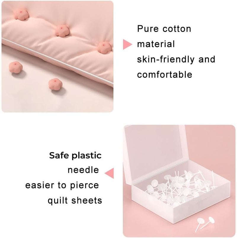 Duvet Clips Set, Duvet Pins Duvet Button Duvet Cover Clips Botton Duvet Fixing Holder 16Pcs (Multi Colors) - Image 3