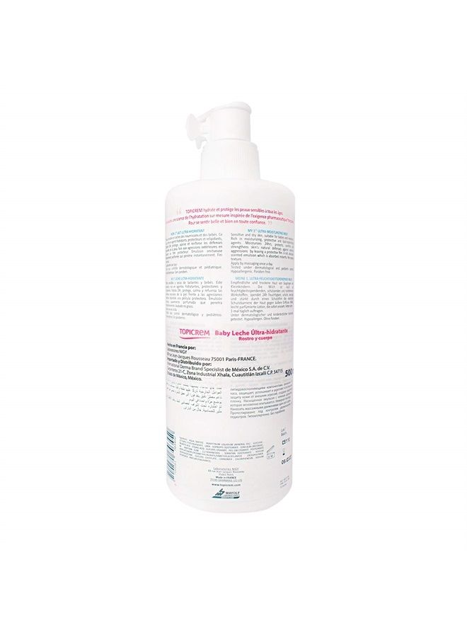 Topicrem حليب مرطب فائق 500 مل - Image 4