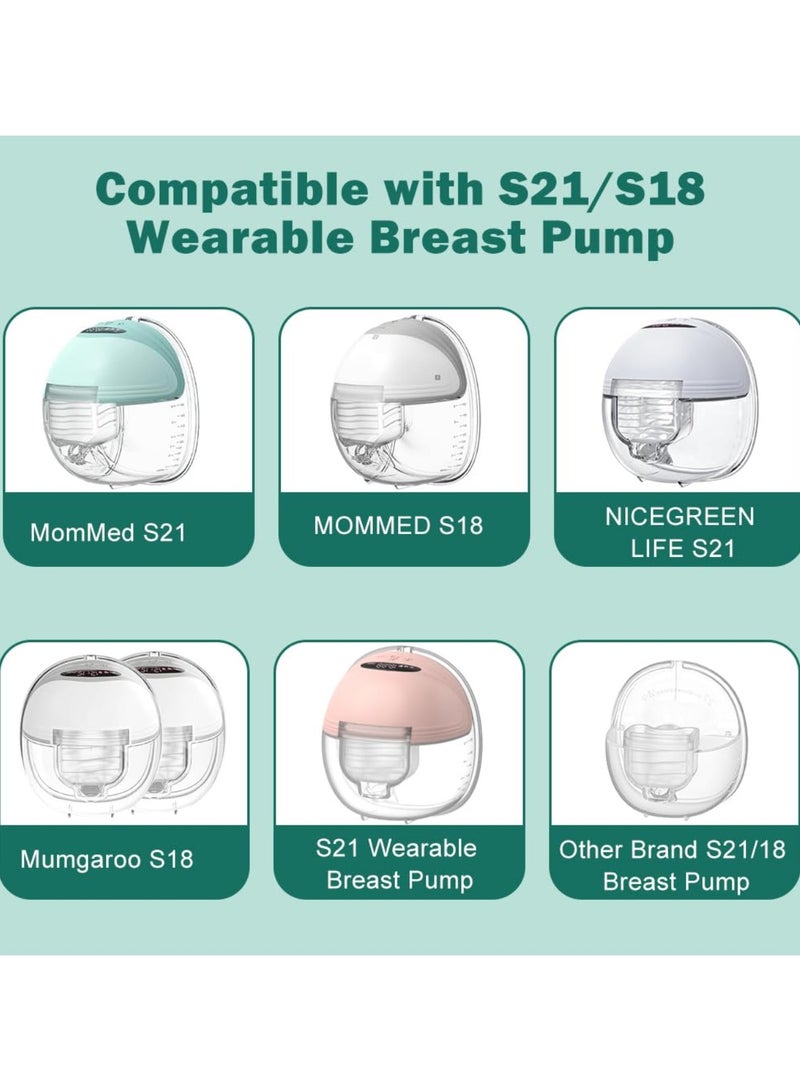 Duckbill Valves Silicone Diaphragms for MomMed S21 S23 S18 Breast Pump, Food-Grade Replacement Parts for Enhanced Performance Hygiene 6-Pack - Image 2