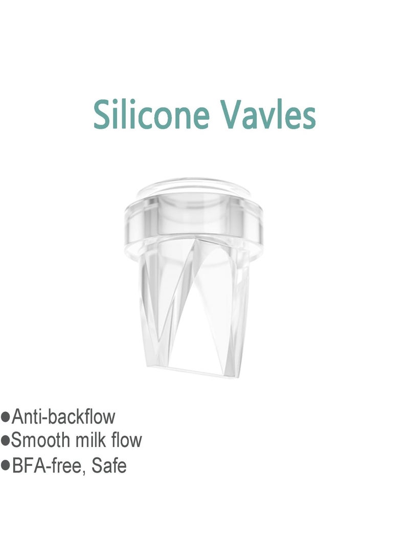 Duckbill Valves Silicone Diaphragms for MomMed S21 S23 S18 Breast Pump, Food-Grade Replacement Parts for Enhanced Performance Hygiene 6-Pack - Image 5