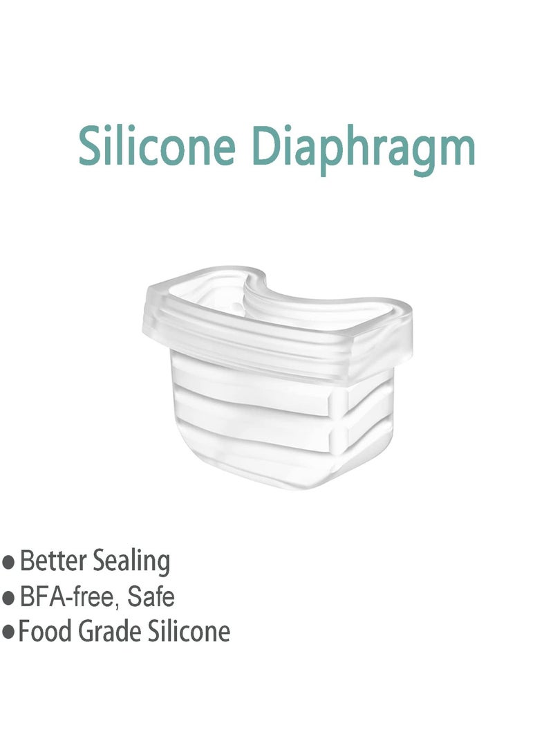 Duckbill Valves Silicone Diaphragms for MomMed S21 S23 S18 Breast Pump, Food-Grade Replacement Parts for Enhanced Performance Hygiene 6-Pack - Image 4
