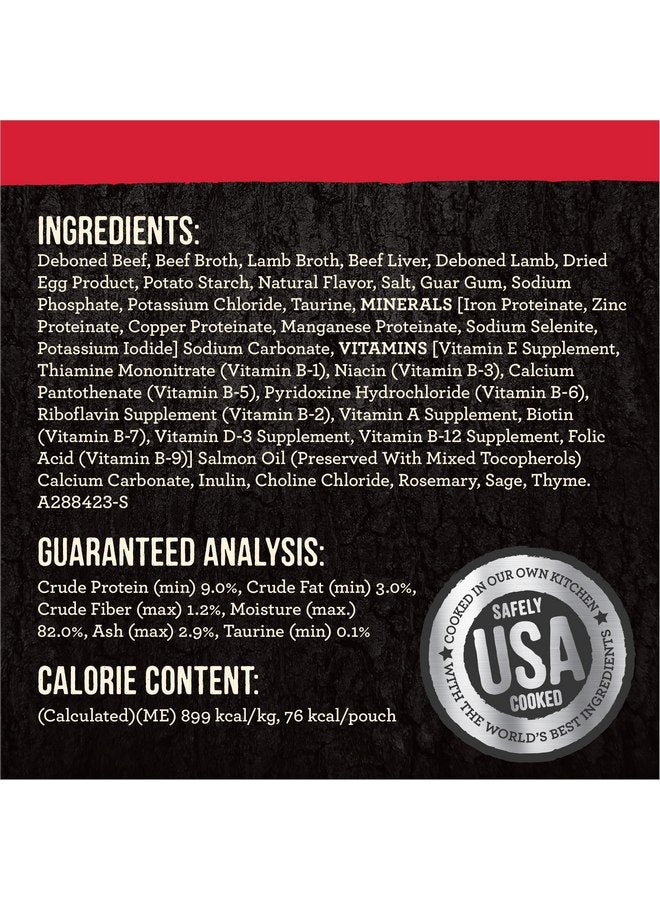 Merrick Backcountry Grain Free Premium And High Protein Wet Cat Food, Beef Recipe Cuts Morsels In Gravy - (Pack of 24) 3 oz. Pouches - Image 2