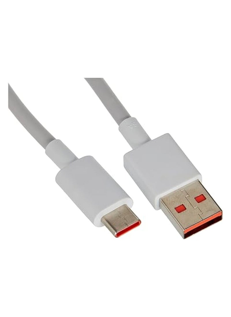 MUNTAQI Xiaomi 120W Charging Combo Type A (White) – High-Speed Wall Charger and Type-A Cable for Xiaomi Devices – Fast, Efficient Charging, Compatible with Xiaomi Phones, Tablets & More – Compact Design, Safe Power Delivery - Image 3