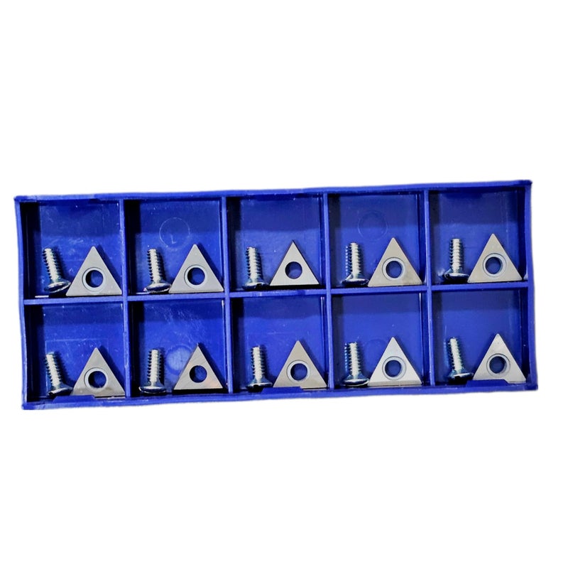 C-HORSE CHORSE Positive Rake Carbide Brake Lathe Bit LongLasting Performance Compatible for KwikWay Hunter Replacement 109109223 CB109109223 109109223 CB109109223 Kit of 10 - Image 2
