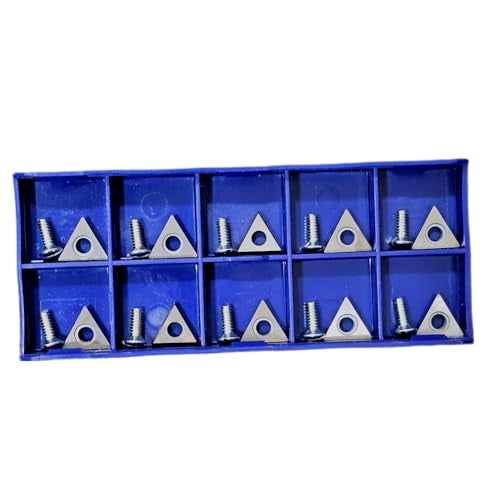 C-HORSE CHORSE Positive Rake Carbide Brake Lathe Bit LongLasting Performance Compatible for KwikWay Hunter Replacement 109109223 CB109109223 109109223 CB109109223 Kit of 10 - Image 1