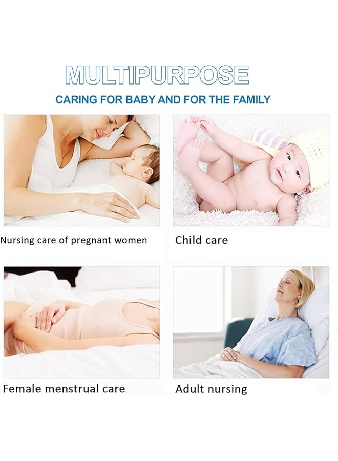 STAR BABiES Disposable Changing Mat Large (45 X 60Cm) Pack Of 80 White - Image 5