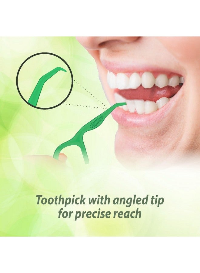 Dentoshine Deep Clean Dental Picks -Mint Flavored 50 ct CAN x 3 (Pack of 3) - Image 4