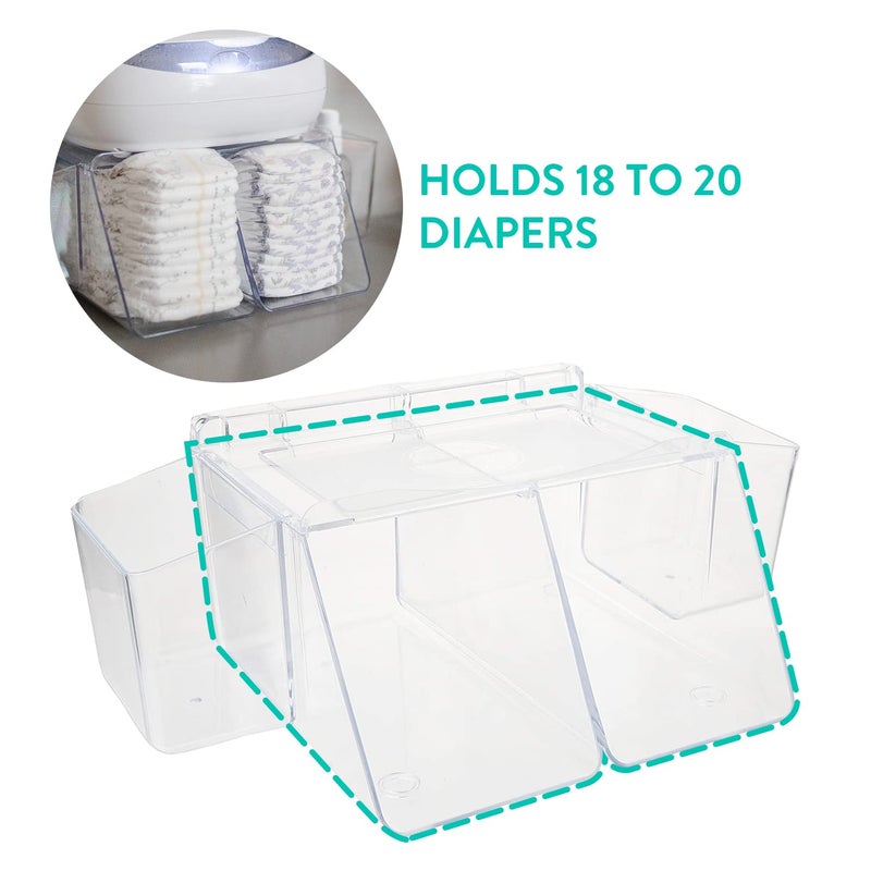 Prince Lionheart Dresser Top Diaper Depot Baby Wipes Warmer Diaper Depot Nursery Essencial Baby Registry - Image 3