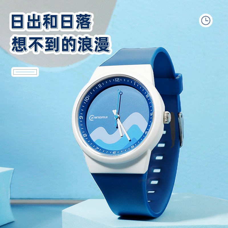 Mingrui Watch Female Student Ins Style Electronic Watch Trendy Junior High School Children Waterproof Men'S Watch Sports Watch - Image 2