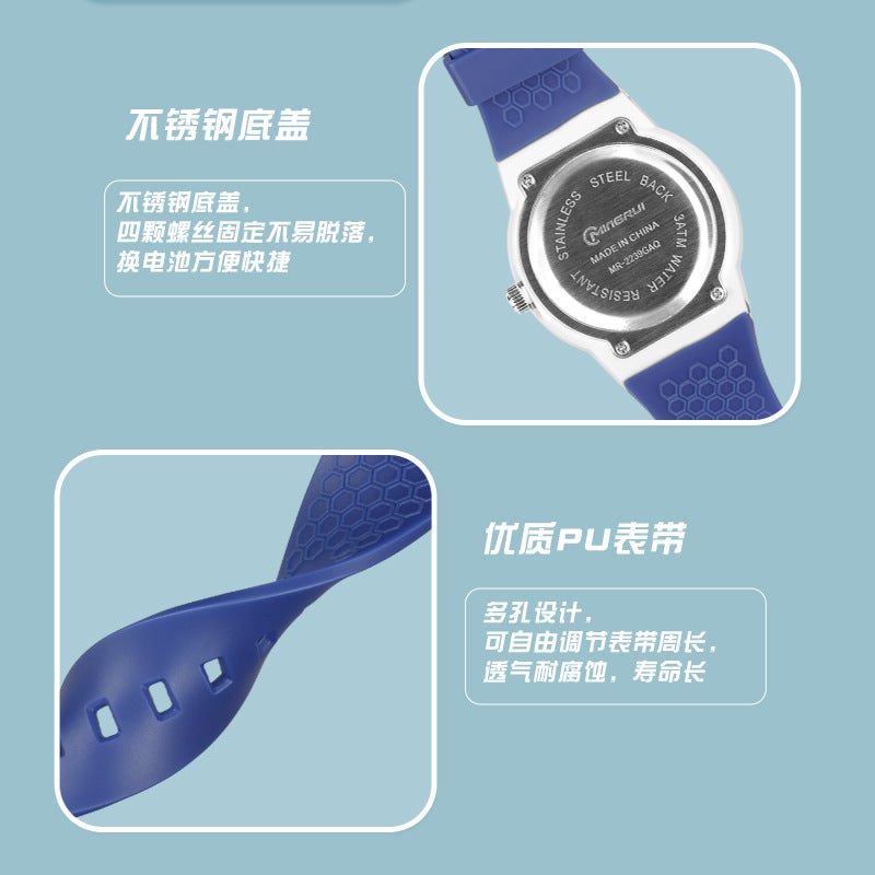Mingrui Watch Female Student Ins Style Electronic Watch Trendy Junior High School Children Waterproof Men'S Watch Sports Watch - Image 5