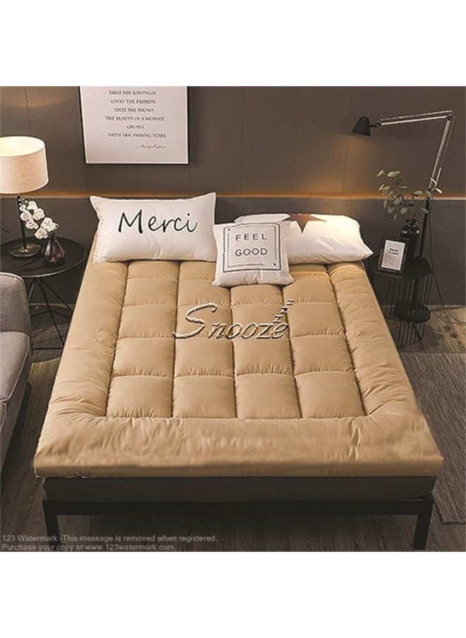 Tiba - Mattress topper Tiba, Biege, 160*200 cm - Image 1