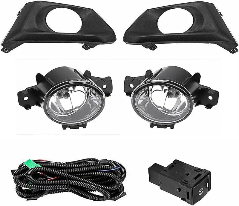 VGETTING Fog Light Assembly for 2019-2021 Nissan Altima with H11 Halogen Bulb, Bezel, Switch, and Wiring Harness - Image 3