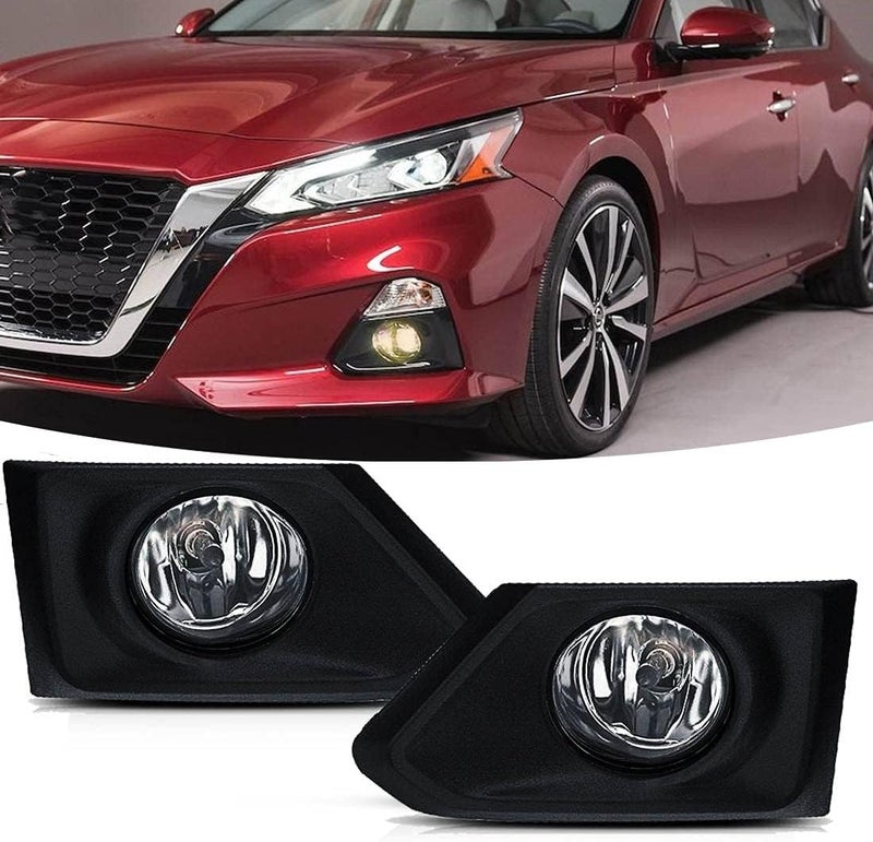 VGETTING Fog Light Assembly for 2019-2021 Nissan Altima with H11 Halogen Bulb, Bezel, Switch, and Wiring Harness - Image 1