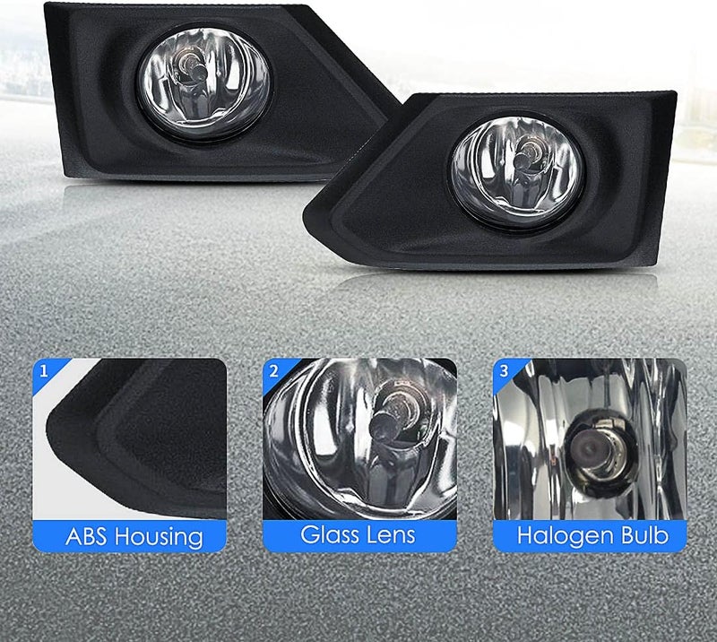 VGETTING Fog Light Assembly for 2019-2021 Nissan Altima with H11 Halogen Bulb, Bezel, Switch, and Wiring Harness - Image 4