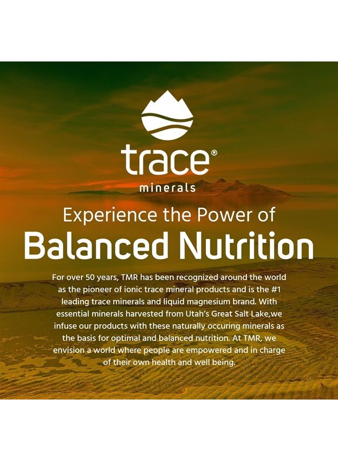 Trace Minerals Magnesium Stress Relief Gummies (120 Ct) Low Sugar | Magnesium Citrate | Natural Calming Sleep Aid, Muscle Relaxer, Mood & Digestive Support | for Kids & Adults | Peach - Image 4