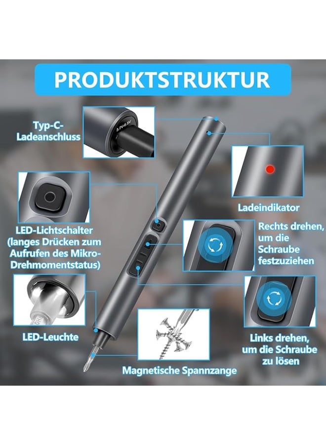 Electric Screwdriver Set – 52-in-1 Magnetic Precision Power Tool Kit for Phones, Laptops, Cameras & Daily Repairs - Image 4