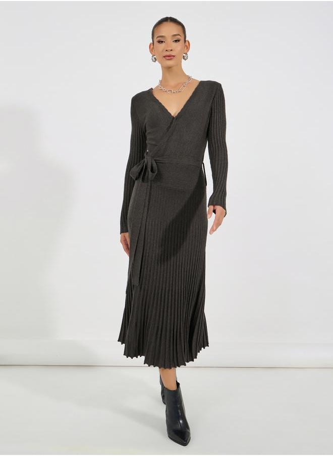 Pleated Hem Knitted Sweater Midi Dress with Tie Belt - pzsku/Z7279EA91FB847A6A3F6DZ/45/_/1729170369/894792a4-4188-42c3-9fe9-ee2217f206fc