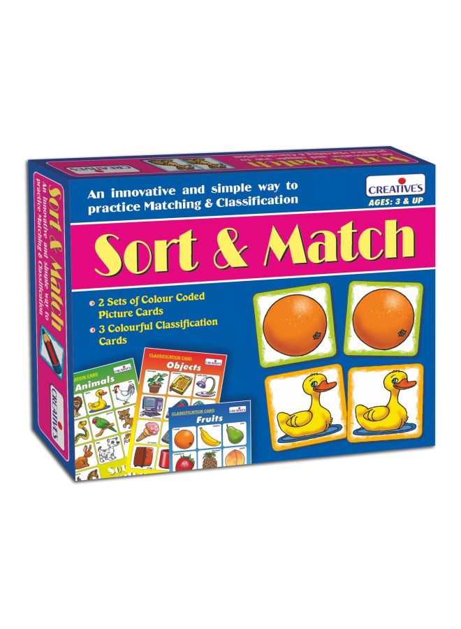 Creative's Sort And Match Card Game CRE0985 - Image 2