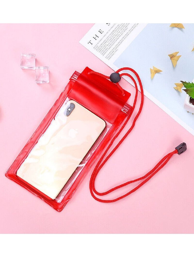 DIGI CORE Outdoor Universal Waterproof Phone Pouch, Waterproof Phone Case For iPhone, Samsung, And Android Phones IPX8 Cellphone Dry Bag Beach Cruise Ship Essentials With Lanyard - Image 1