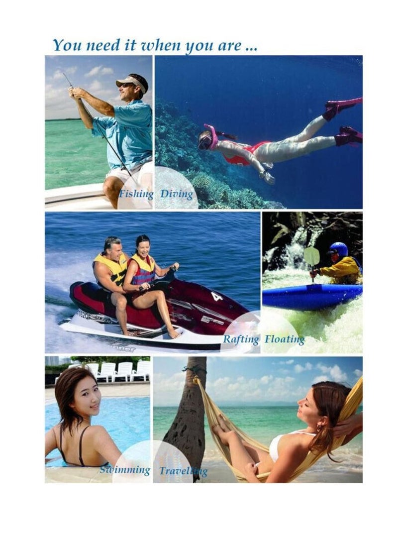 DIGI CORE Outdoor Universal Waterproof Phone Pouch, Waterproof Phone Case For iPhone, Samsung, And Android Phones IPX8 Cellphone Dry Bag Beach Cruise Ship Essentials With Lanyard - Image 2