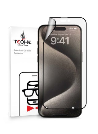 Techie Full Cover 9H Hardness Matte Ceramic  Screen Protector for Apple iPhone 15 – Anti Burst Anti Scratch Anti Fingerprint - pzsku/Z727A36C7AA995E644D62Z/45/_/1694600988/1311e1be-a11c-42bb-b9fb-1063f31917c0