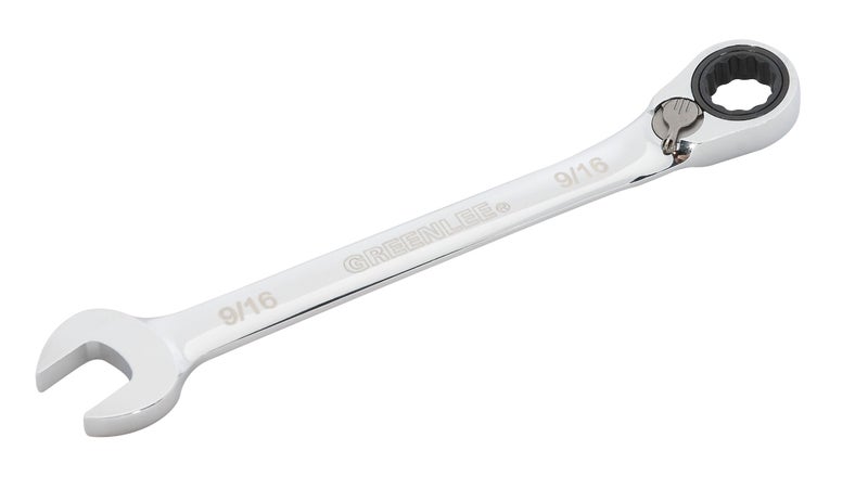 Greenlee 0354-16 Combination Ratcheting Wrench, 9/16-Inch - Image 2