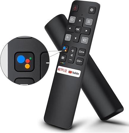 KPDP Original Voice Remote for TCL Android TV RC802V FNR240S330 32S330 43S434 50S434 55S434 65S434 75S434 32S6500A 65P8S 65P8 55P8S 55P8 55EP680 50P8S 50P8 40A325 49S6800 32S6510S 32A325 (Prime Video) - Image 3