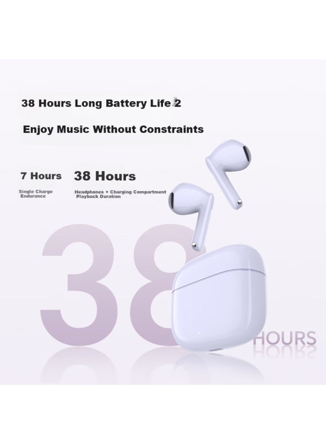 Honor Pick Honor Choice Earphones Geg X7E Youth Edition Dual Device Connection Long Battery Life Call Noise Reduction Large Dynamic Coil Bluetooth Earphones Compatible With Honor, Huawei, Xiaomi Phones Purple - Image 4