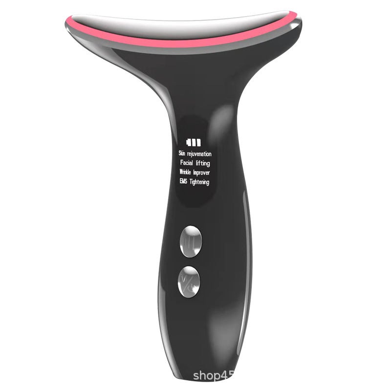 Neck Massager Neck Pattern Neck Pattern Artifact Ems Micro-Current Color Light Massager - Image 1