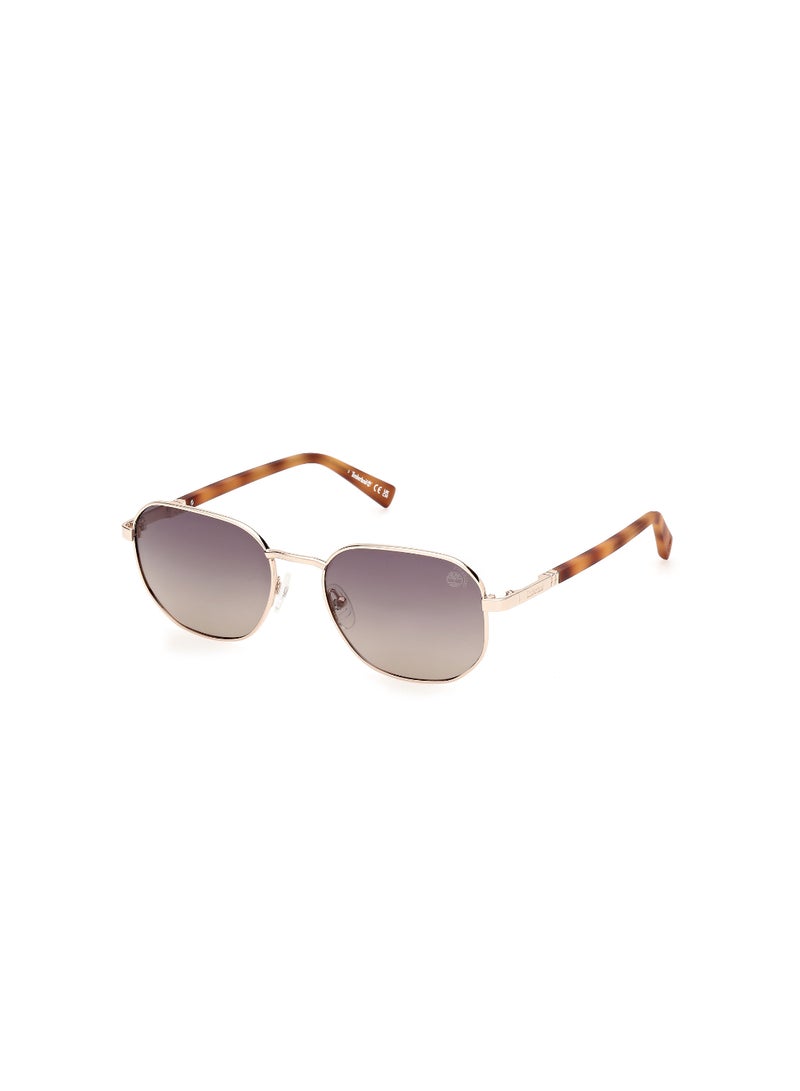 Timberland Men's Metal Sunglasses TB0001832H53 Lens Size: 53 Millimeter - Shiny Pale Gold - Image 1