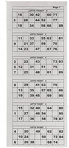 Gmefvr Tombola Tickets (Number Tickets 600 or 300 Tickets Options) Random Color Multicolor | Easy Cut Paper Fine Paper Quality (Medium) - Image 2