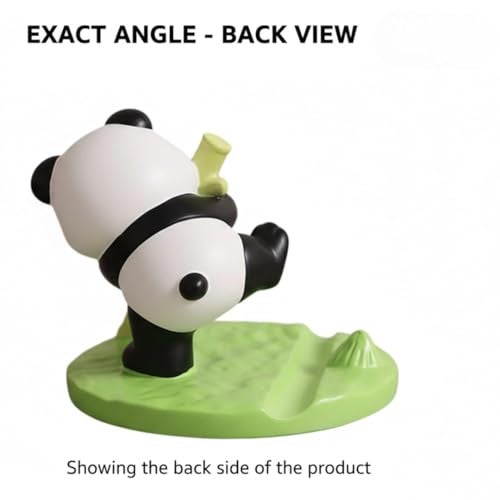 DEOXY Cute Panda Mobile Phone Stand, Resin Desktop Holder for Video Watching, Reading, Home Office Decor - Image 5