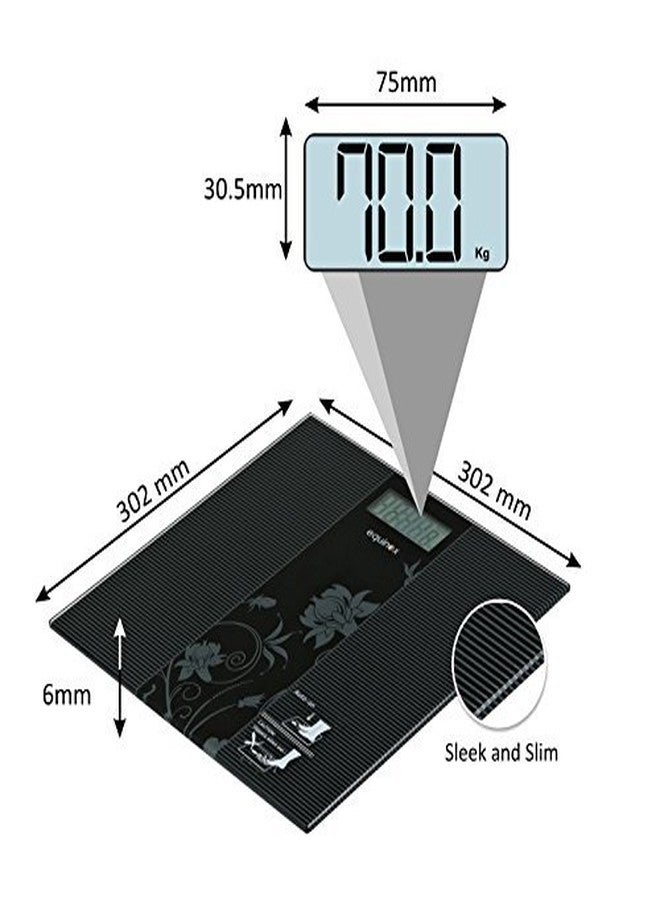 إكوينوكس ميزان الوزن الشخصي الرقمي من إكوينوكس EQ-EB-9300 - Image 3