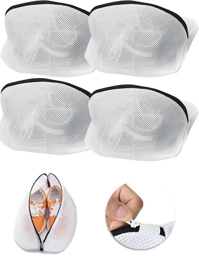 Shoe Washing Bag a Set of 4 Reusable Mesh Shoe Washing Bags Suitable for Sports Shoes Running Shoes Suitable for Men - Image 1