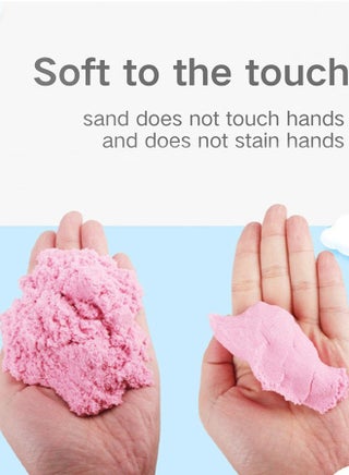 190PCS Kids Magic Sand Art Kit, Play Sand Art Kit , Mold Tools, Inflatable Tray, Storage Box with Toy Shovel Tools, Portable Storage Box, Sandbox Sand Kit Beach Toys for Girls Boys - view 4