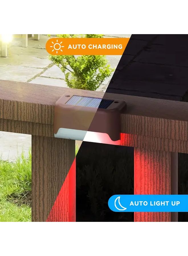 16 Pack Brown Solar LED Outdoor Lights Waterproof Dimmable Garden Decor - Image 5