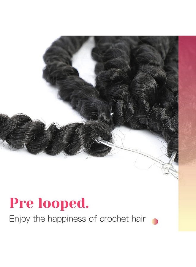 BOHOBABE The BOHOBABE Crochet Passion Twist Hair Pretwisted 10 Inch Short Pre-looped Passion Twist Crochet Braiding Hair 8 Packs (1B) - Image 5