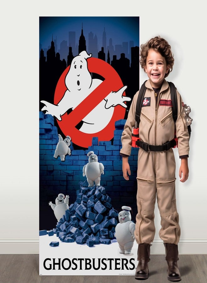 Prime Party Ghostbusters Mini-Puft Cutout Standee, 57" Tall x 27.75" Wide, Cardboard Easel Back - Image 3