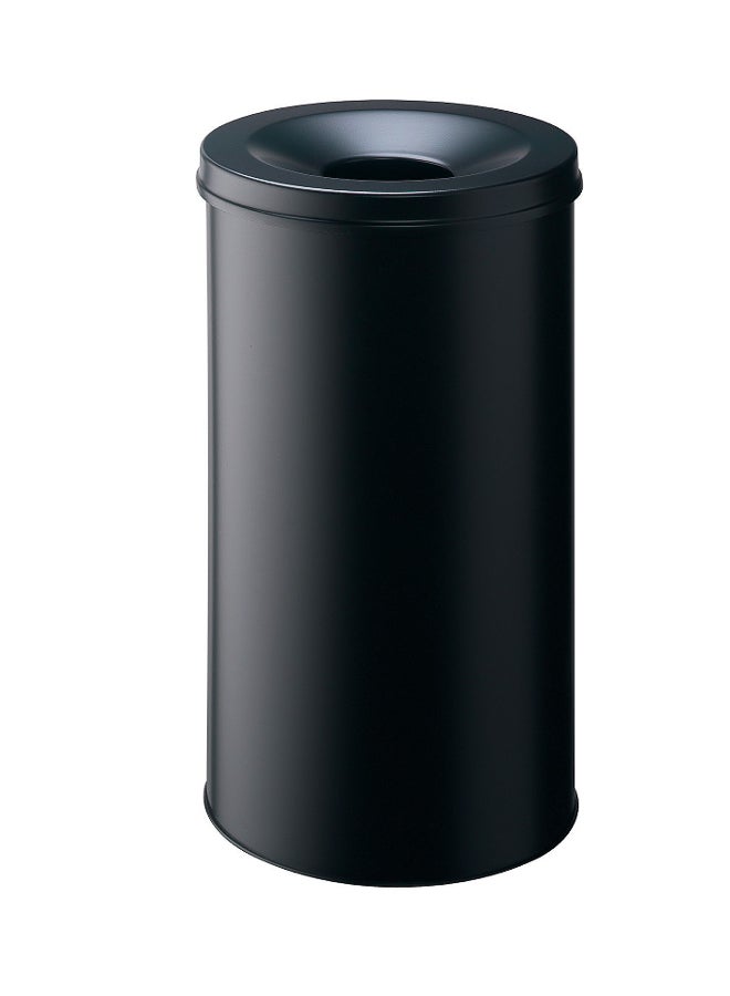 Durable 60L Fire-Safe Waste Bin with Self-Extinguishing Lid, TÜV Certified, Steel Body with Scratch-Proof Epoxy Coating | Ideal Waste Bin for Office & Kitchen, Made in Germany - Image 1