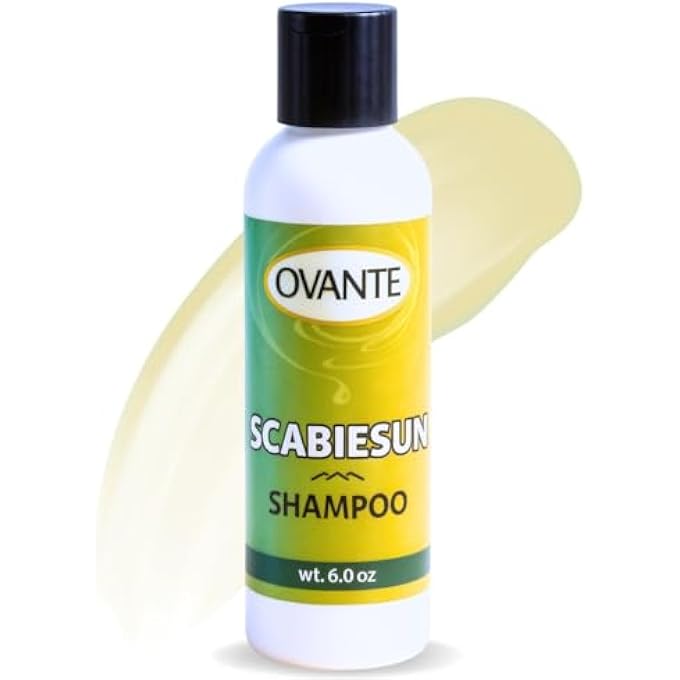 SCABIESUN SHAMPOO, ITCHING HEAD RELIEVE WITH SULFUR AND TEA TREE OIL, EFFECTIVE AT CLEANSING, SOOTHING AND NOURISHING DRY, FLAKY, ITCHY SCALP - 6.0 OZ