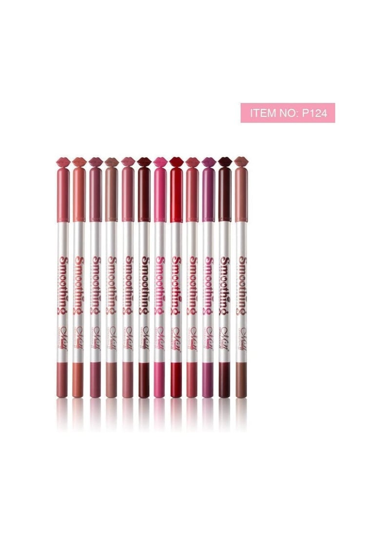 Mn 12Piece Soft Lipliner Pencil Long Lasting  - Image 2