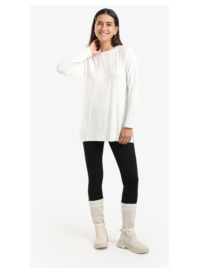 Poplin Long Sleeves Top