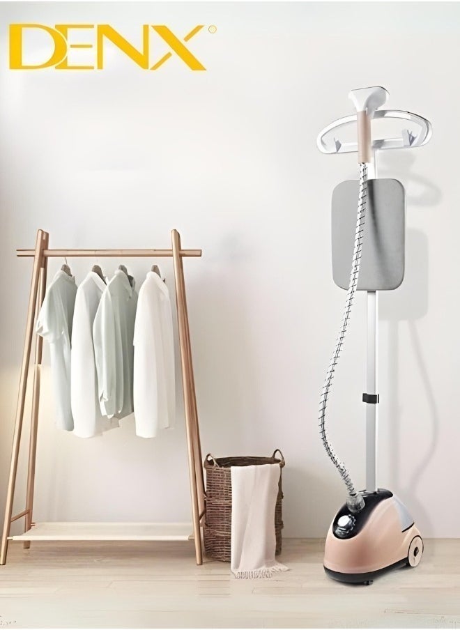 Denx 2000W High Power Portable Vertical Steamer Iron Remove Wrinkles Fast , Professional Garment Steamer, 2 In 1, Flatbed Vertical Steamer, 2000W, Fast Heating With 1.8L Water Tank , From - Image 3