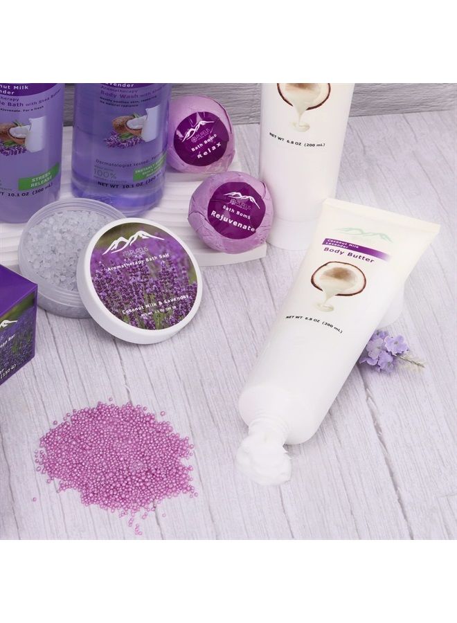 Purelis Premium Deluxe Bath & Body Gift Basket. Ultimate Large Spa Basket! #1 Spa Gift Baskets for Women (Lavender Chamomile) - Image 3