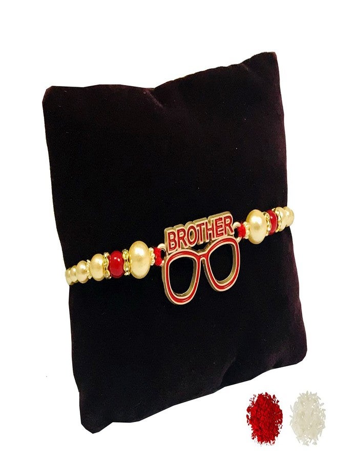 Evisha 2 Pcs Super Hero And Brother Goggles Kids Bracelet Rakhi For Brother | Rakhi Combo-156-160 | rakhi || rakhi set || rakhi for brother - Image 2